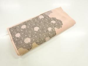 アンティーク　花模様織出し羽織洗い張り